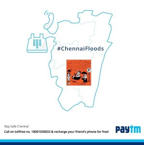 Paytm Stay Safe Chennai campaign