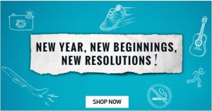 Snapdeal New Year Resolution Store