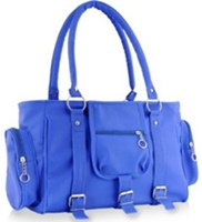 blue color bag