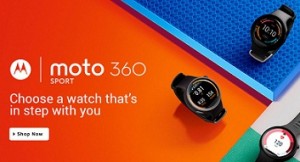 Motorola Moto 360 Sports Smartwatch banner