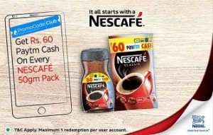 Paytm Nescafe Offer