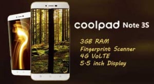 Coolpad Note 3S Price in India