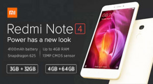 Xiaomi Redmi Note 4 Price in India