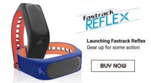 Fastrack Reflex Smartband Price in Flipkart
