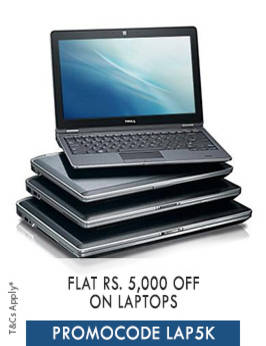 laptop flat rs5000 off