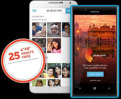 Zoomin Printing App offer