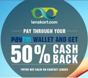Lenskart Paytm Cashback offer