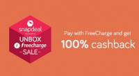Snapdeal Unbox Freecharge Sale