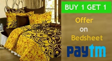 Paytm Bedsheets offer