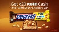 Paytm Snickers Offer Code