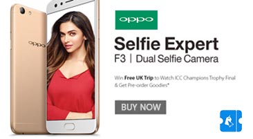 Oppo F3 Price in India